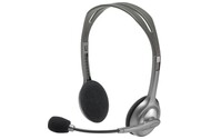 Słuchawki Logitech H110 Nauszne Przewodowe szary