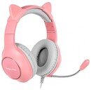 Słuchawki Kruger&Matz Gamer Kids Nauszne Przewodowe różowy