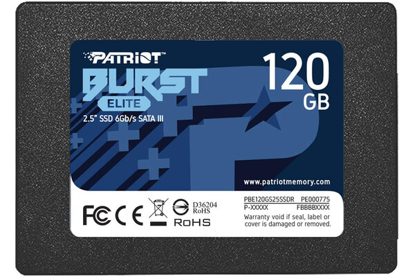 Dysk wewnętrzny Patriot Burst Elite SSD SATA (2.5") 120GB