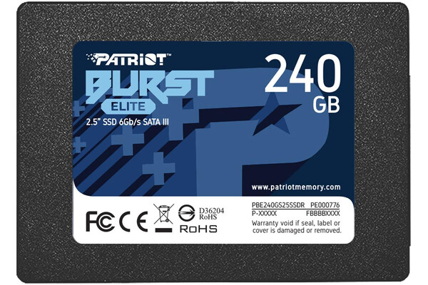 Dysk wewnętrzny Patriot Burst Elite SSD SATA (2.5") 240GB