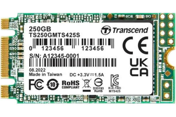Dysk wewnętrzny Transcend TS250GMTS425S MTS425S SSD M.2 NVMe 250GB