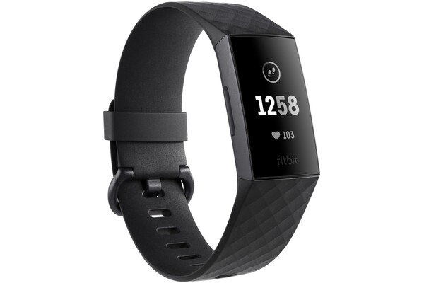 Smartwatch FITBIT Charge 3 czarny