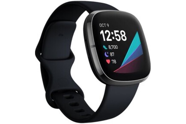 Smartwatch FITBIT Sense czarny