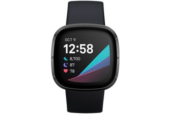 Smartwatch FITBIT Sense czarny