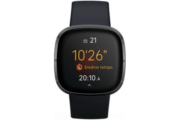 Smartwatch FITBIT Sense czarny