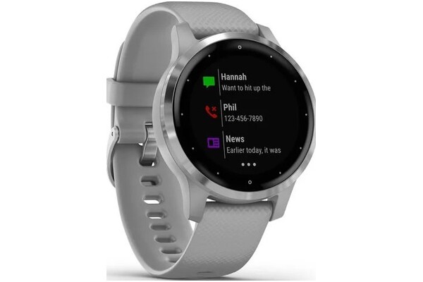 Smartwatch Garmin Vivoactive 4S srebrno-szary