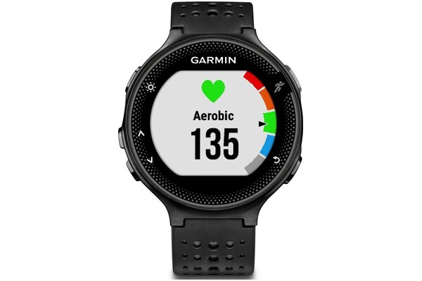 Smartwatch Garmin Forerunner 235 1.23" czarno-czerwony