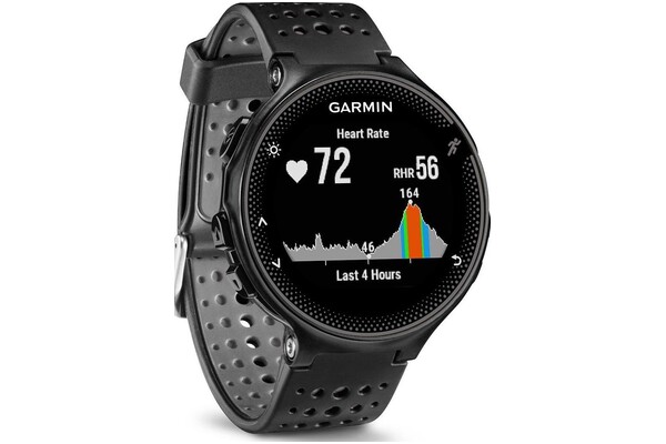 Smartwatch Garmin Forerunner 235 1.23" czarno-czerwony