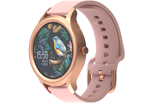 Smartwatch FOREVER SB340 Forevive różowo-złoty