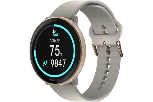 Smartwatch Polar Ignite 3 Szaro-złoty