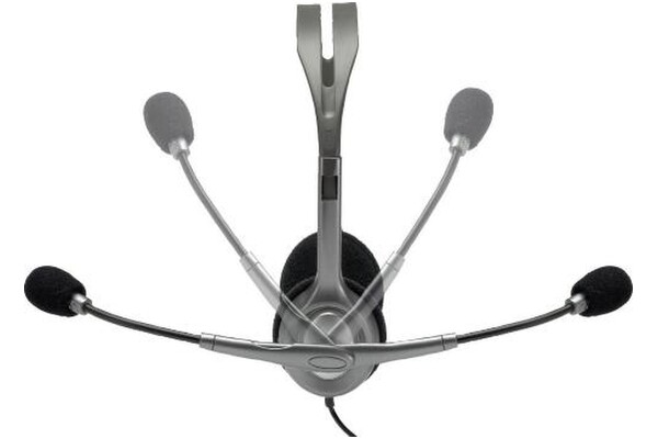 Słuchawki Logitech H111 Nauszne Przewodowe szary