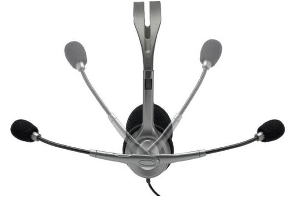 Słuchawki Logitech H111 Nauszne Przewodowe szary