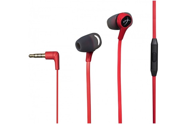 Słuchawki HYPERX Cloud Earbuds Dokanałowe Przewodowe czerwono-czarny