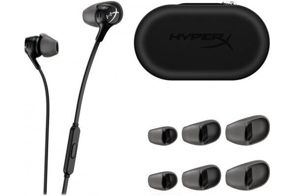 Słuchawki HYPERX Cloud Earbuds Dokanałowe Przewodowe czarny