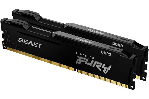 Pamięć RAM Kingston Fury Beast KF318C10BBK216 16GB DDR3 1866MHz 1.5V