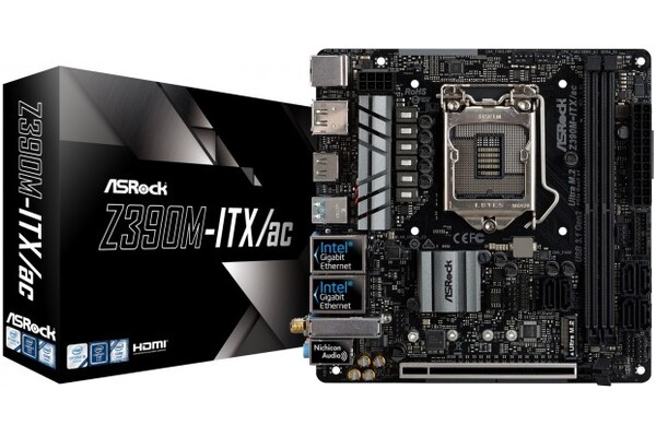 Płyta główna ASrock Z390M ITX/AC Socket 1151 Intel Z390 DDR4 Mini-ITX