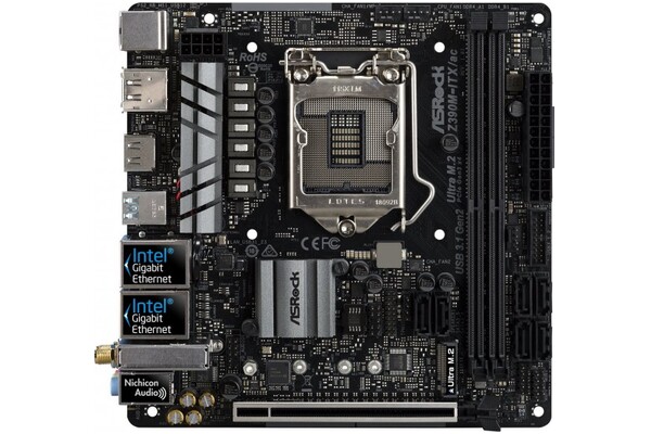 Płyta główna ASrock Z390M ITX/AC Socket 1151 Intel Z390 DDR4 Mini-ITX