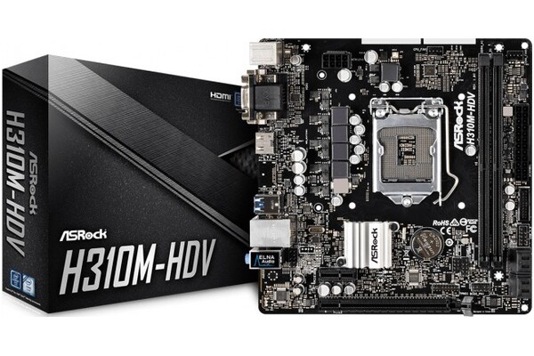 Płyta główna ASrock H310M -HDV Socket 1151 Intel H310 DDR4 microATX