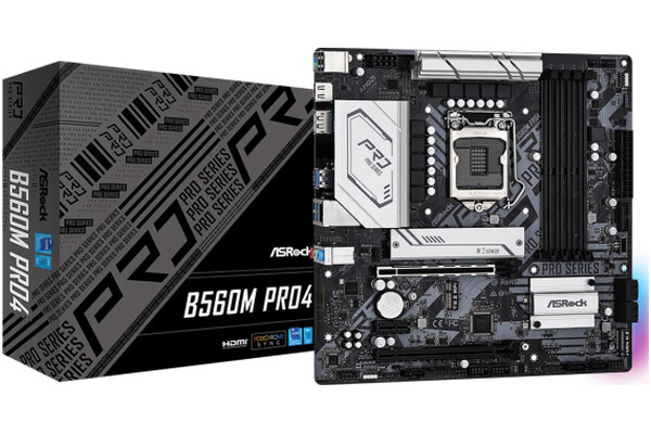 Płyta główna ASrock B560M Pro4 Socket 1200 Intel B560 DDR4 miniATX