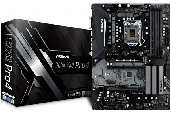 Płyta główna ASrock H370 Pro4 Socket 1151 Intel H370 DDR4 ATX