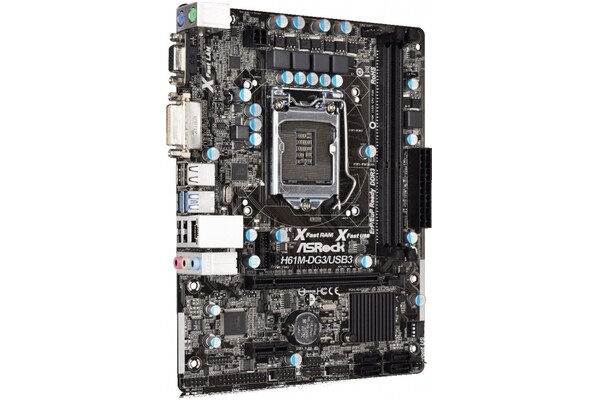 Płyta główna ASrock H61M Socket 1155 Intel H61 DDR3 ATX