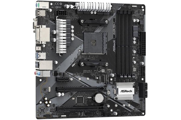 Płyta główna ASrock B450M Pro4-F R2.0 Socket AM4 AMD B450 DDR4 miniATX
