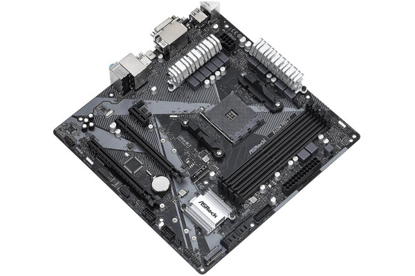 Płyta główna ASrock B450M Pro4-F R2.0 Socket AM4 AMD B450 DDR4 miniATX