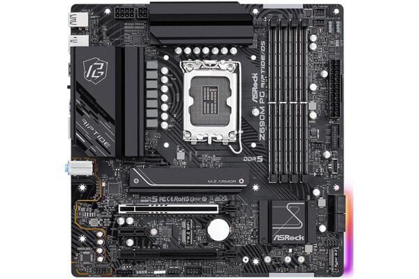 Płyta główna ASrock Z690M Phantom Gaming Riptide Socket 1700 Intel Z690 DDR5 miniATX