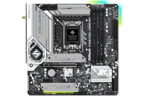 Płyta główna ASrock B760M Steel Legend Socket 1700 Intel B760 DDR5 miniATX