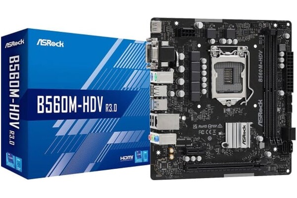 Płyta główna ASrock B560M -HDV R3.0 Socket 1200 Intel B560 DDR4 miniATX