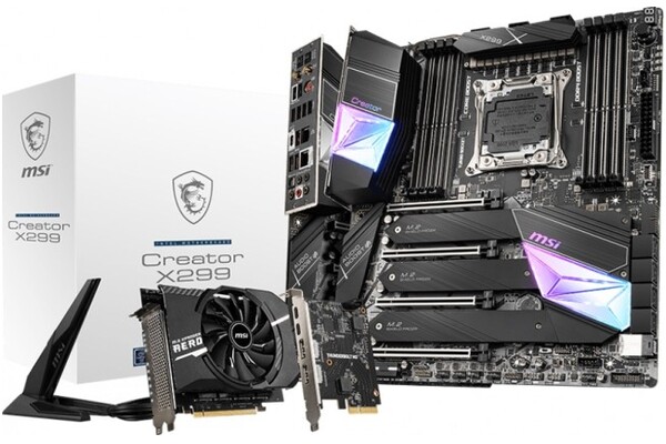 Płyta główna MSI X299 Creator Socket 2066 Intel X299 DDR4 Extended ATX