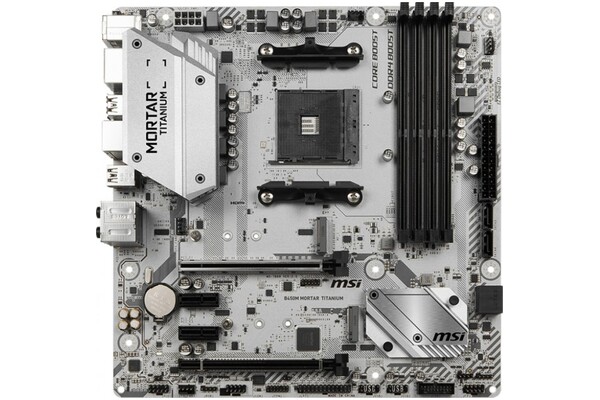 Płyta główna MSI B450M Mortar Titanium Socket AM4 AMD B450 DDR4 microATX