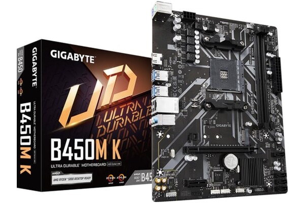 Płyta główna GIGABYTE B450MK Socket AM4 AMD B450 DDR4 miniATX