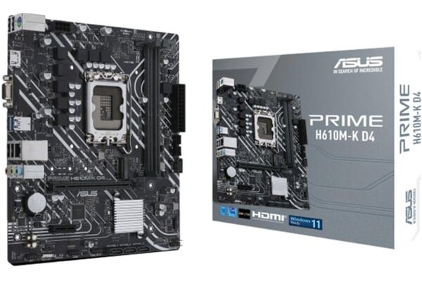 Płyta główna ASUS H610M-K Prime Socket 1700 Intel H610 DDR4 miniATX