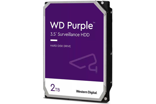 Dysk wewnętrzny WD WD22PURZ Purple HDD SATA (3.5") 2TB
