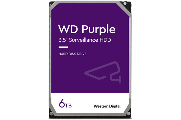 Dysk wewnętrzny WD WD64PURZ Purple HDD SATA (3.5") 6TB