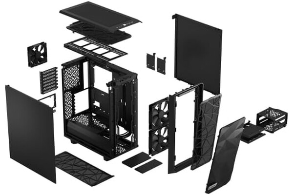 Obudowa PC Fractal Design Meshify 2 Compact Midi Tower czarny