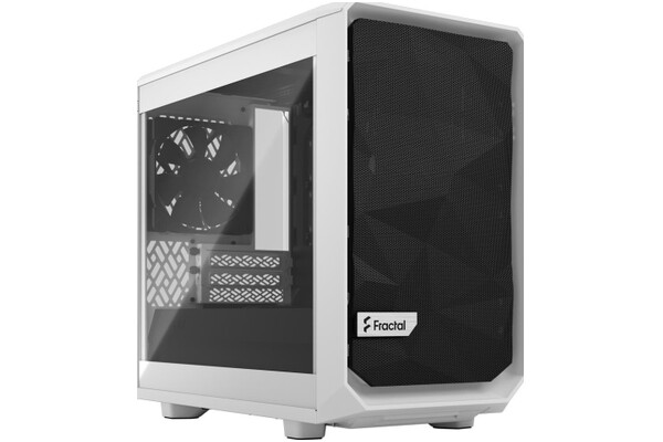 Obudowa PC Fractal Design Meshify 2 Nano TG Clear ITX biały