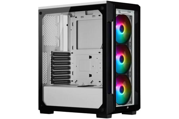Obudowa PC CORSAIR 220T iCue Midi Tower biały