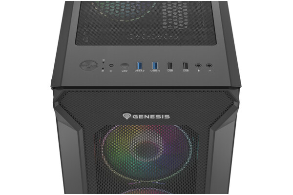 Obudowa PC Genesis Irid 505 V2 Midi Tower czarny