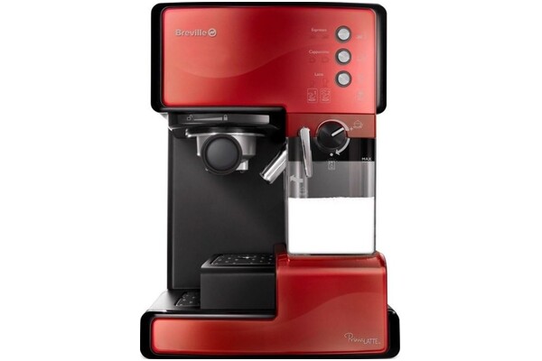 Ekspres Breville Prima Latte VCF046X kolbowy czerwony