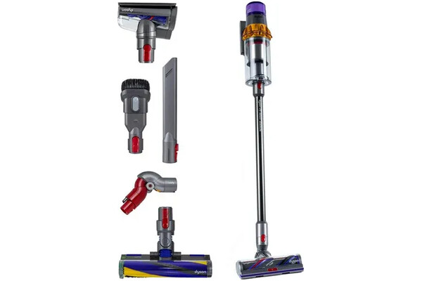 Odkurzacz DYSON V15 Absolute Detect pionowy bezworkowy 660W Szaro-czerwony