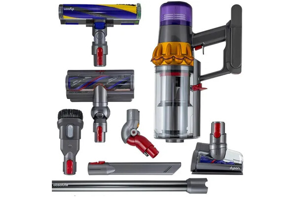 Odkurzacz DYSON V15 Absolute Detect pionowy bezworkowy 660W Szaro-czerwony