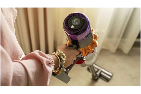 Odkurzacz DYSON V15 Absolute Detect pionowy bezworkowy 660W Szaro-czerwony