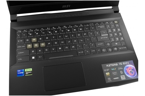 Laptop MSI Katana 15 15.6" Intel Core i7 12650H NVIDIA GeForce RTX 4060 16GB 2048GB SSD Windows 11 Home