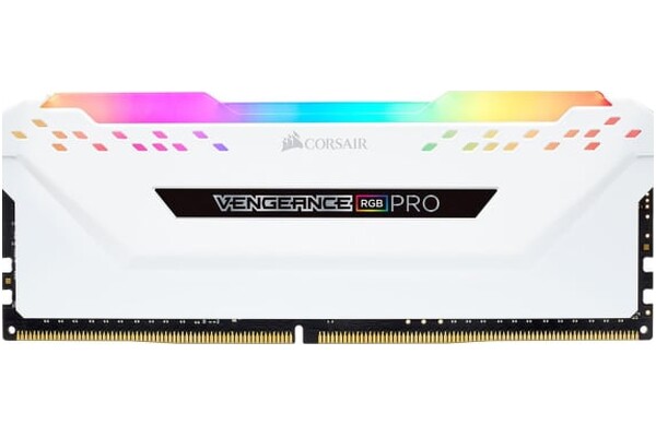 Pamięć RAM CORSAIR Vengeance RGB Pro White 16GB DDR4 3200MHz 1.35V