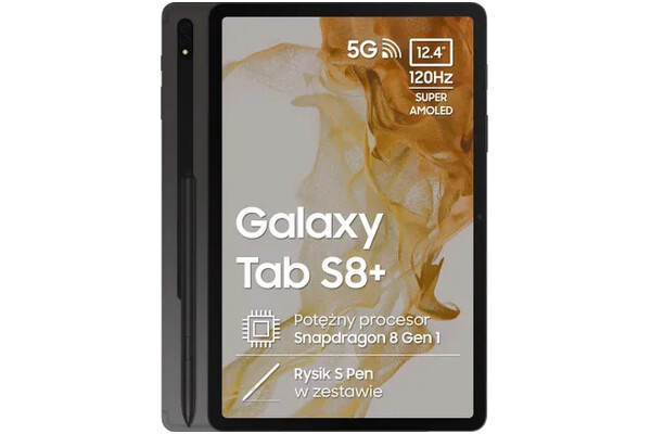 Tablet Samsung Galaxy Tab S8+ 12.4" 8GB/128GB, szary
