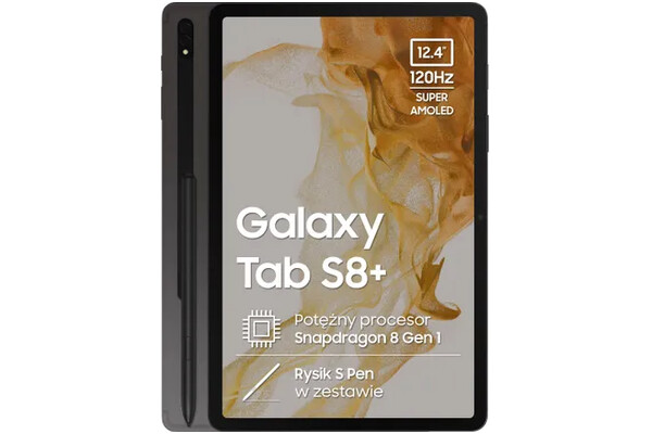 Tablet Samsung Galaxy Tab S8+ 12.4" 8GB/256GB, szary