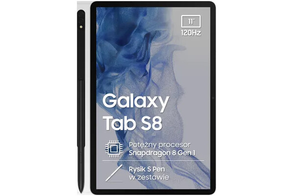 Tablet Samsung Galaxy Tab S8 11" 8GB/128GB, srebrny
