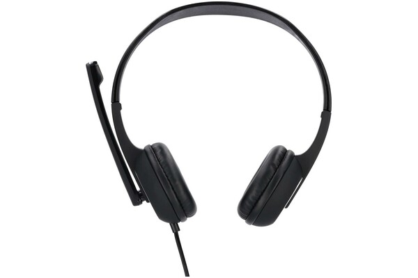 Słuchawki Hama HSP150 Essential Nauszne Przewodowe czarny